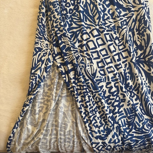 Lily Pulitzer Floor-Length Blue-White sz S - Picture 3 of 5